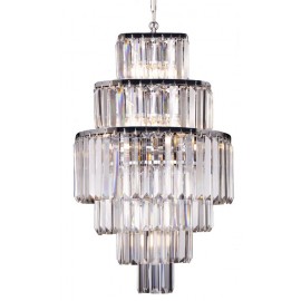 Lighting Inspiration-Celestial 6 Tier Pendant 9 Lt - Chrome